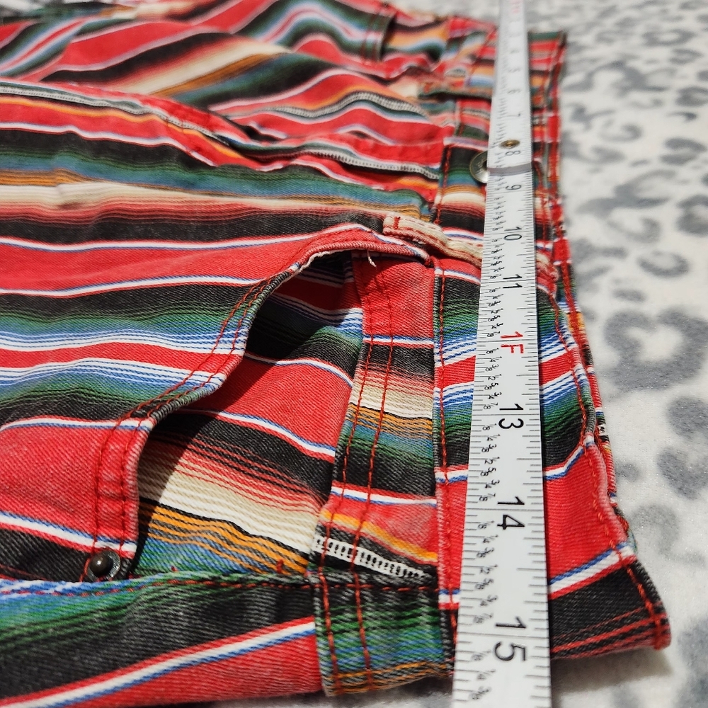 Lucky And Blessed Mini Skirt Size 8 Colorful With Pockets - Picture 4 of 13